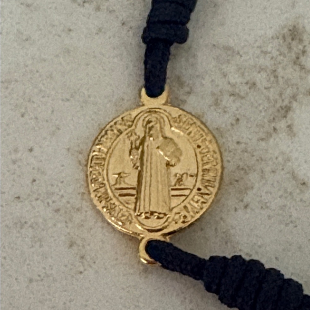 MSMH Serenity Benedictine Blessing Bracelet Gold - Picture 2 of 4